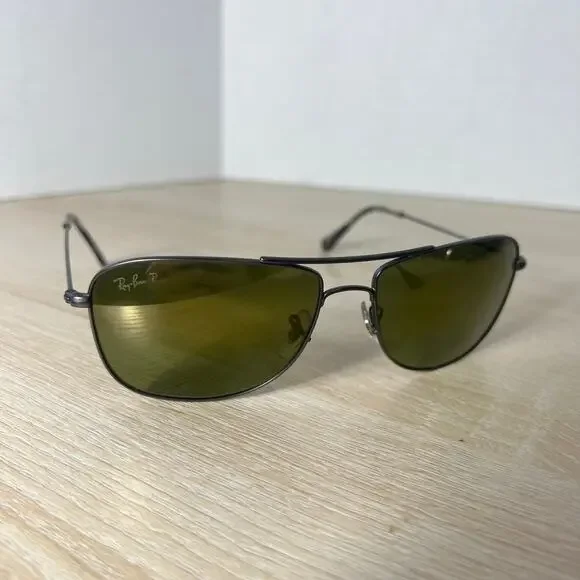 Ray-Ban Chromance RB3543 029/6O Sunglasses Gunmetal Polarized 59-16-140 READ - Picture 1 of 16